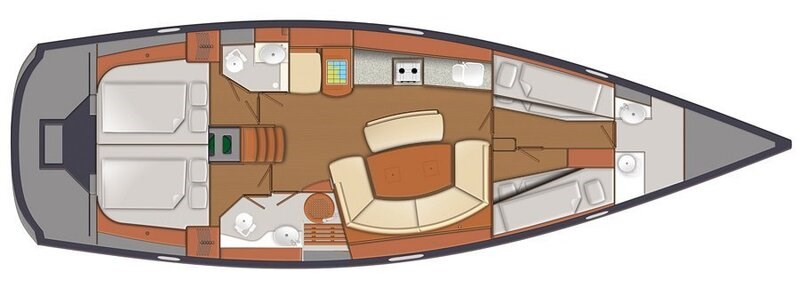 Delphia 47 - 4 cabins