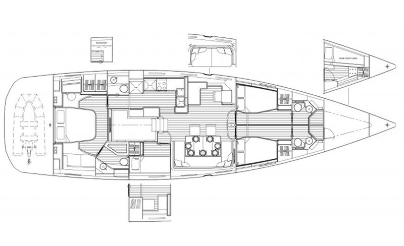 Jeanneau 64 - 4 cabins