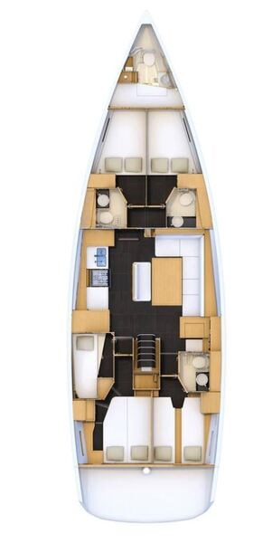 Jeanneau 54 - 6 cabins