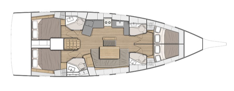Beneteau Oceanis 46.1 4 cabins