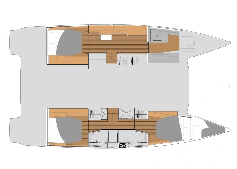 Fountaine Pajot Elba 45 3 cabins