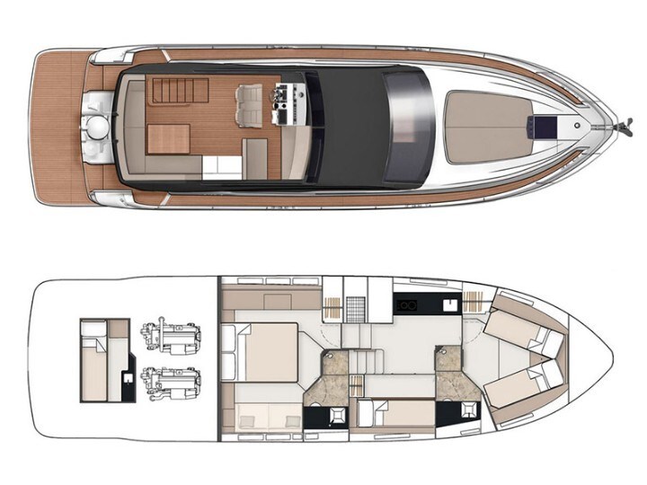 Fairline Squadron 50 Fly