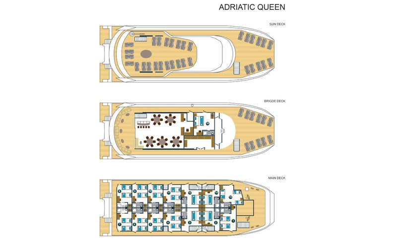 Mini cruiser Adriatic Queen