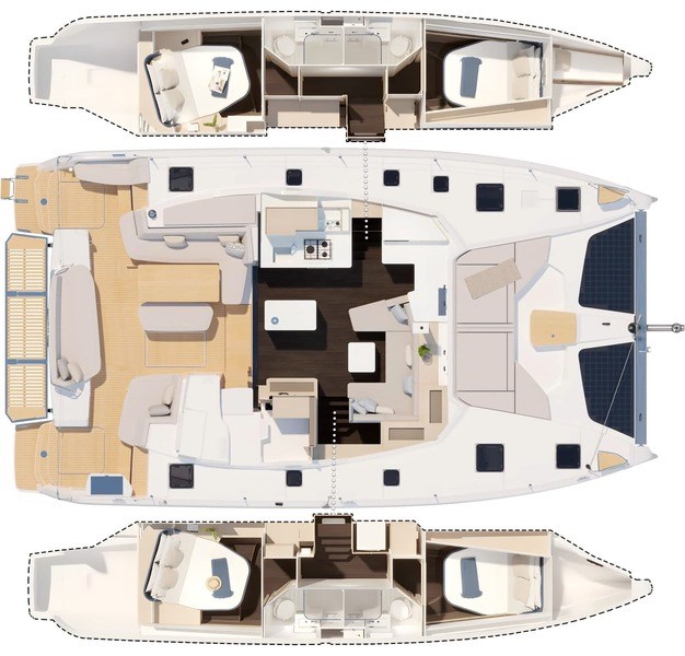 Fountaine Pajot 44 Quatuor