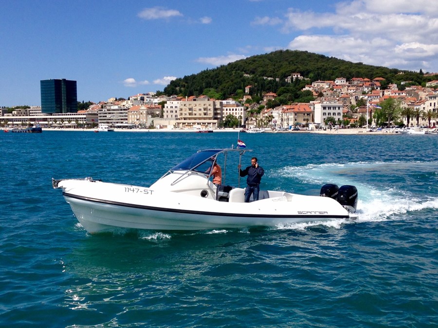 Scanner Envy 950 Second Hand Rib Boat For Sale In Croatia